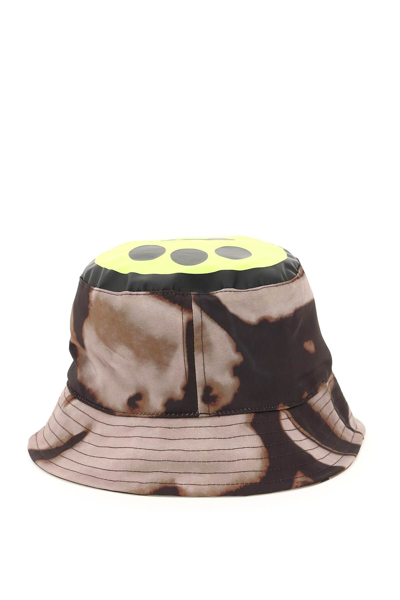 Shop Barrow Nylon Bucket Hat In Khaki,brown,yellow