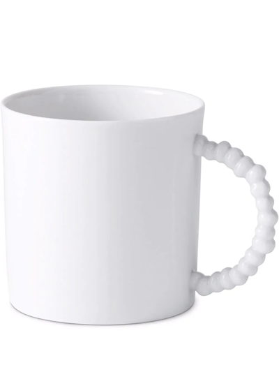 Shop L'objet Haas Mojave Porcelain Mug In 白色