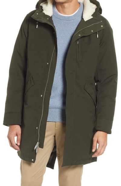 FRANK + OAK THE ALPINE ORGANIC COTTON BLEND WINTER PARKA 1410223