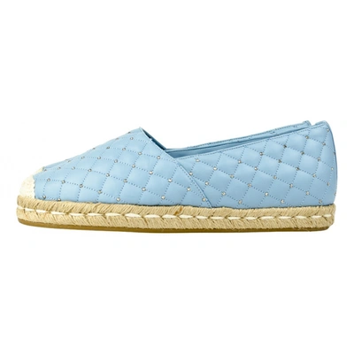 Pre-owned Le Silla Leather Espadrilles In Blue