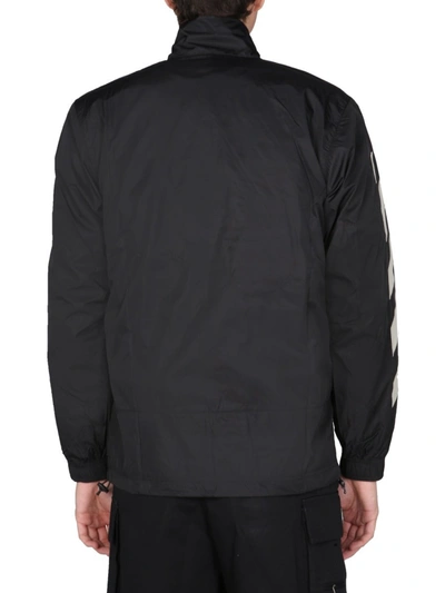 Shop Off-white "diag Nylon" Jacket In Black