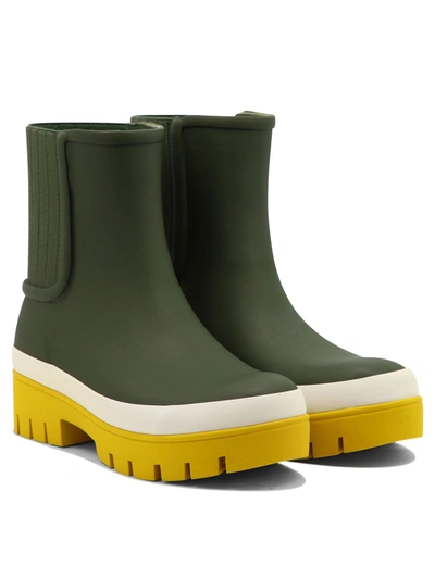 Shop Tory Burch "hurricane" Ankle Boots In Green