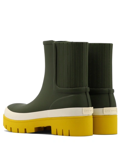 Shop Tory Burch "hurricane" Ankle Boots In Green