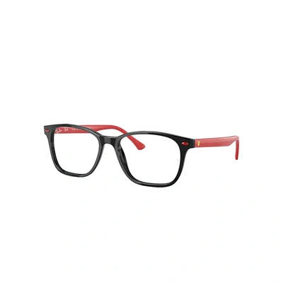 Shop Ray Ban Rb5405m Scuderia Ferrari Collection Eyeglasses Red Frame Clear Lenses 53-17