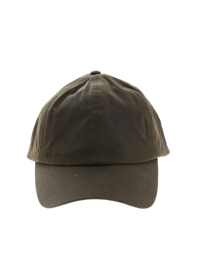 Shop Barbour Logo Embroidery Cap In Green
