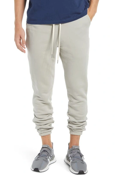 Shop John Elliott La Cotton Joggers In Concrete