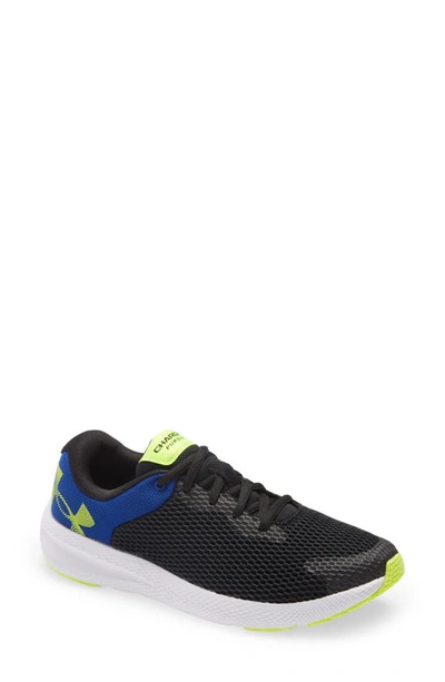 Shop Under Armour Grade School Ua Charged Pursuit Running Shoe In Black