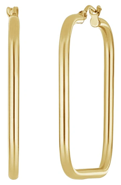 Shop Bony Levy 14k Gold Square Hoop Earrings In Yellow Gold