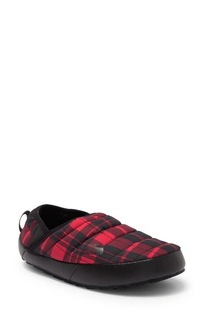 Shop The North Face Thermoball™ Traction Water Resistant Slipper In Tnf Red Plaid/ Tnf Black