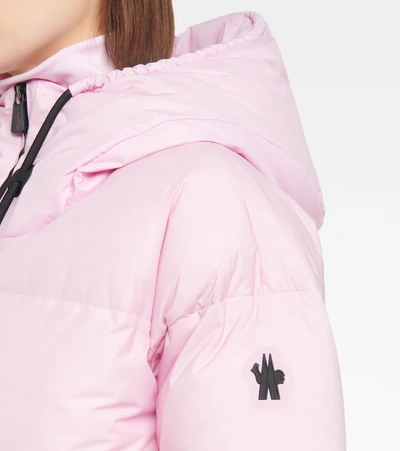 Shop Moncler Allesaz Hooded Down Jacket In Pink
