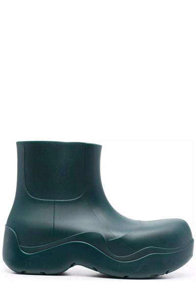 Shop Bottega Veneta Puddle Boots In Green