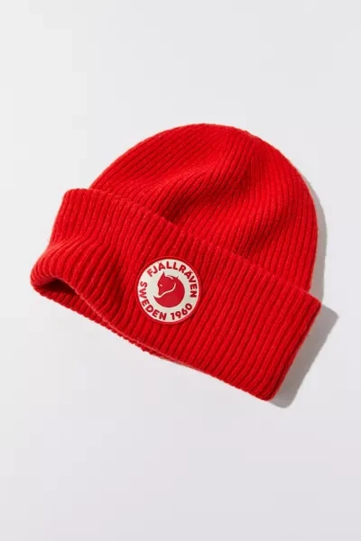 Shop Fjall Raven 1960 Logo Beanie In Red