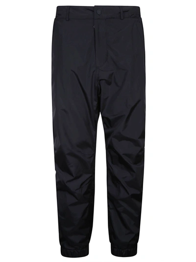 Shop Moncler Grenoble Drop Crotch Tailored Pants In Black
