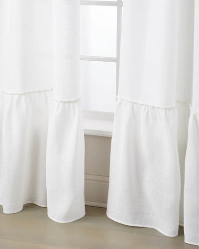 Shop Amity Home Caprice Linen Curtain, Single In White