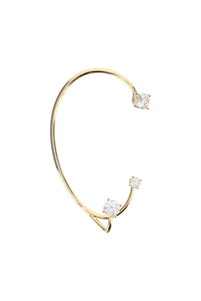 Shop Panconesi Three Point Ear Cuff In Gold