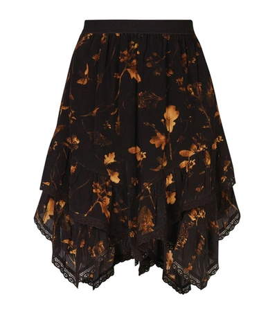 Shop Allsaints Nico Heligan Mini Skirt In Multi