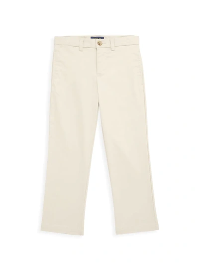Shop Polo Ralph Lauren Little Boy's & Boy's Flat Front Pants In Sand