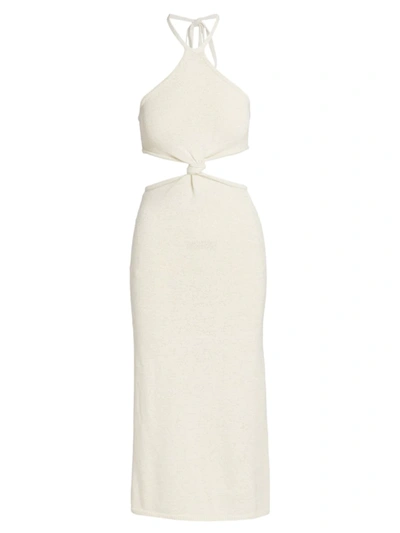 Shop Cult Gaia Women's Cameron Twist Knit Dress In Off White