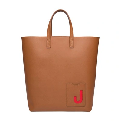 Shop La Doublej Shopper Tote Bag In Marrone