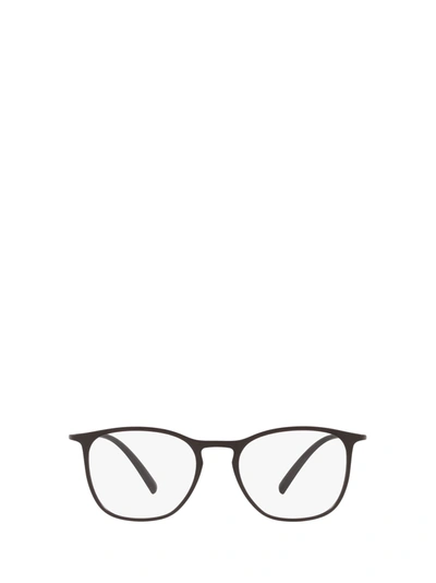Shop Giorgio Armani Ar7202 Matte Brown Glasses