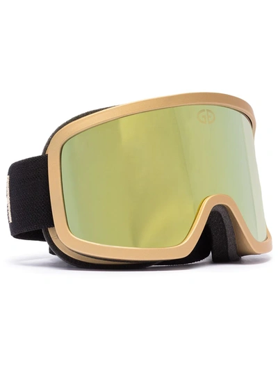 Shop Goldbergh Cool Ski Goggles In Gold