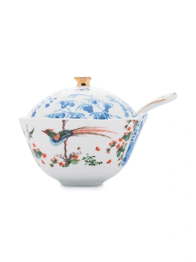 Shop Seletti Maurilia Hybrid Sugar Bowl In White