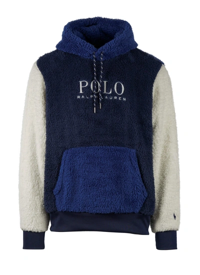 Shop Polo Ralph Lauren Long Sleeve Sweatshirt Sweatshirt In Navy