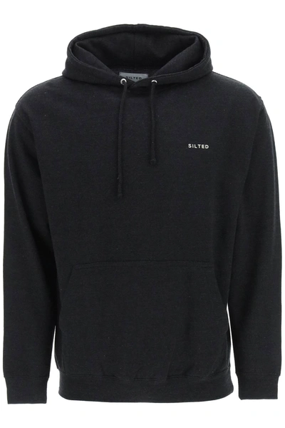 Shop The Silted Company Logo Hoodie In Black