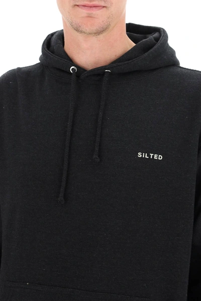 Shop The Silted Company Logo Hoodie In Black