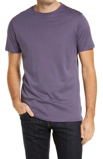Shop Robert Barakett Georgia Crewneck T-shirt In Majestic Purple