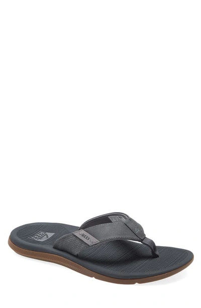 Shop Reef Santa Ana Flip Flop In Grey