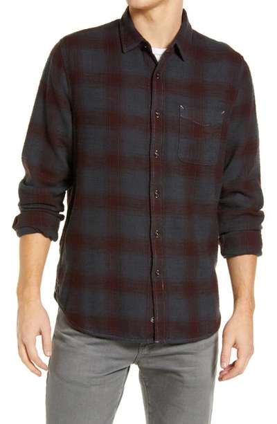 Shop Ag Colton Plaid Slim Fit Sport Shirt In Tinted Tannic R