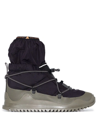 Shop Adidas By Stella Mccartney Winter Cold.rdy Panelled Boots In Black