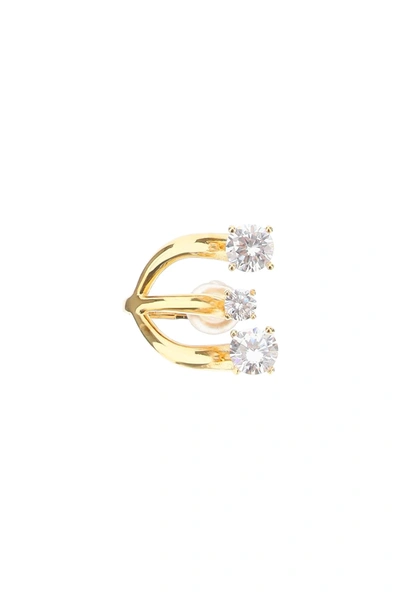 Shop Panconesi Constellation Trinity Clip Earring In Gold