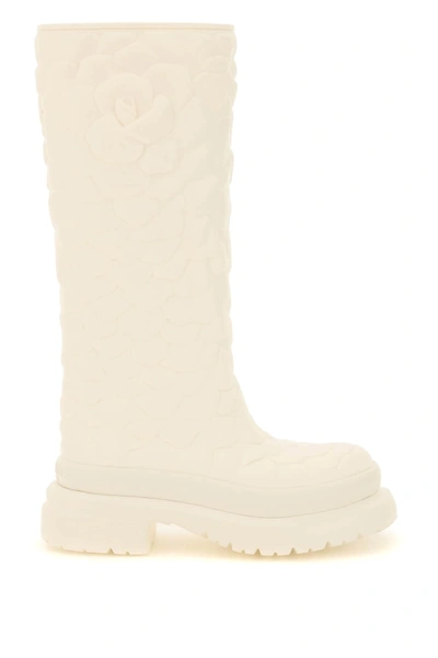 Shop Valentino Atelier Shoes 03 Rose Edition Boots In White