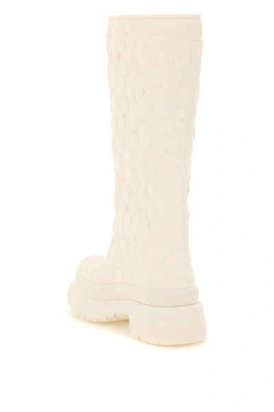 Shop Valentino Atelier Shoes 03 Rose Edition Boots In White