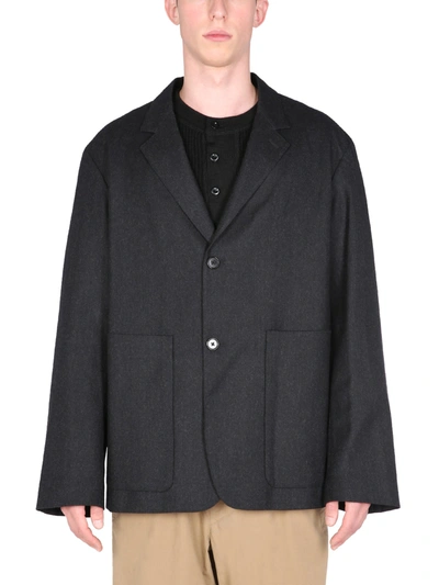 Shop Margaret Howell Jacket With Buttons In Nero