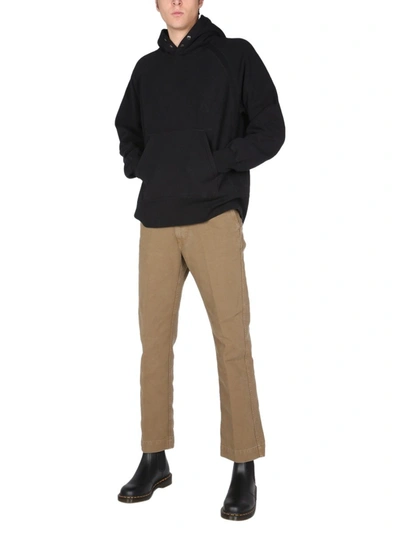 Shop Engineered Garments Printed Sweatshirt In Black