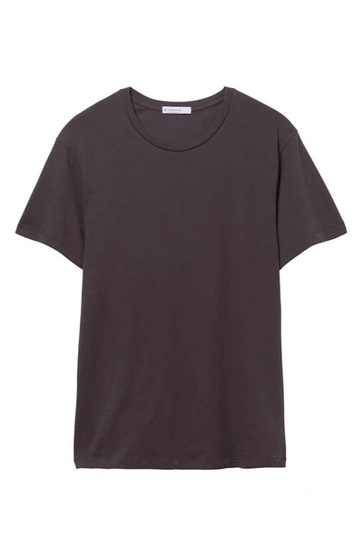 Shop Alternative Solid Crewneck T-shirt In Earth Coal