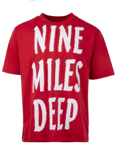 Shop Givenchy Oversized C & S Short Sleeves T-shirt Medium Red