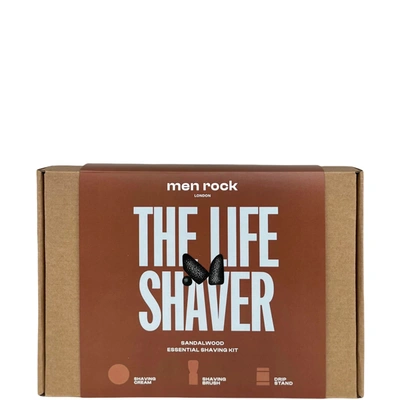 Shop Men Rock Shaving Gift Set - Sandalwood