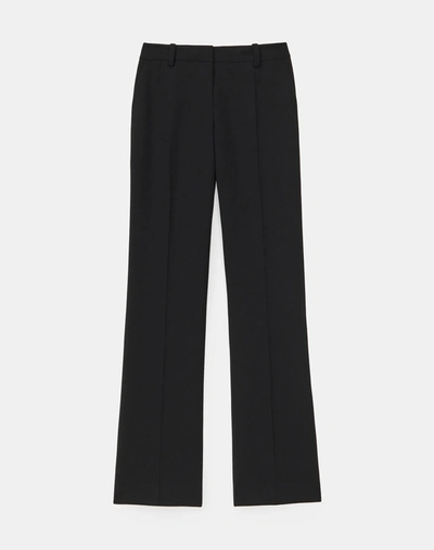 Shop Lafayette 148 Responsible Wool Double Face Gates Pant In Black