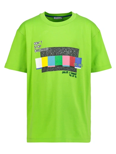 Shop Dolce & Gabbana Kids T-shirt For Boys In Green