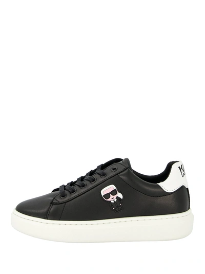 Shop Karl Lagerfeld Kids Sneakers For Boys In Black