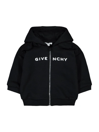 Shop Givenchy Kids Sweat Jacket For Girls In Black