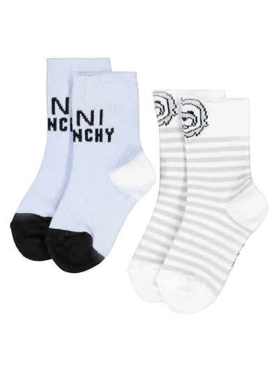 Shop Givenchy Kids Socks In Multicoloured