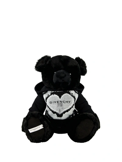 Shop Givenchy Kids Stuffed Animal In Black