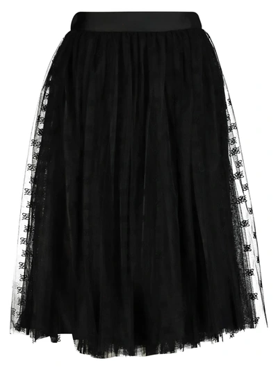 Shop Fendi Kids Skirt For Girls In Black