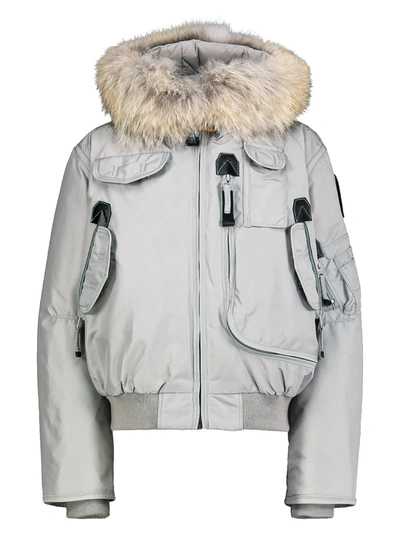 Shop Parajumpers Kids Grey Winter Jacket For Boys