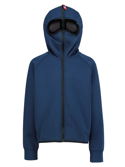 Shop Ai Riders On The Storm Kids Hoodie In Blue
